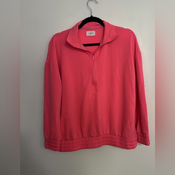 22. MEDIUM Lou & Grey Signaturesoft Super Plush Track Sweatshirt - Picture 2 of 6